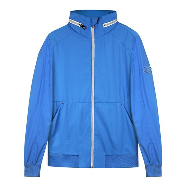 Blue Color Hoodie Light Jacket. HOM Hong Kong