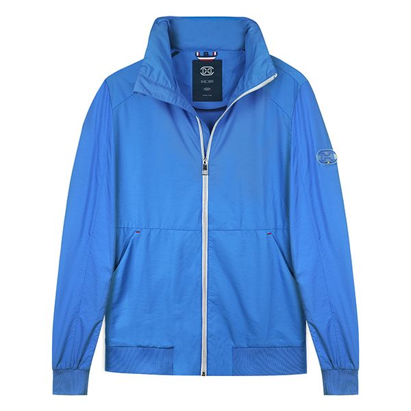 Blue Color Hoodie Light Jacket. HOM Hong Kong